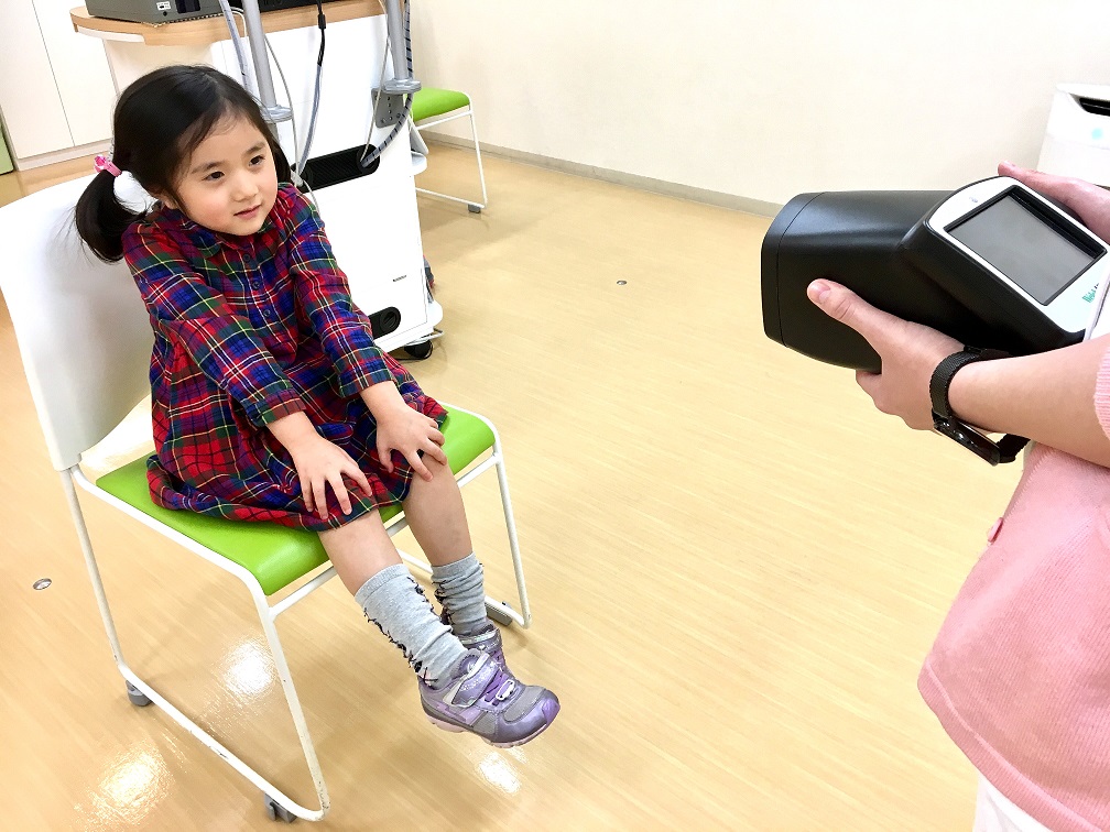 乳幼児の屈折検査（スポットビジョンスクリーナー）